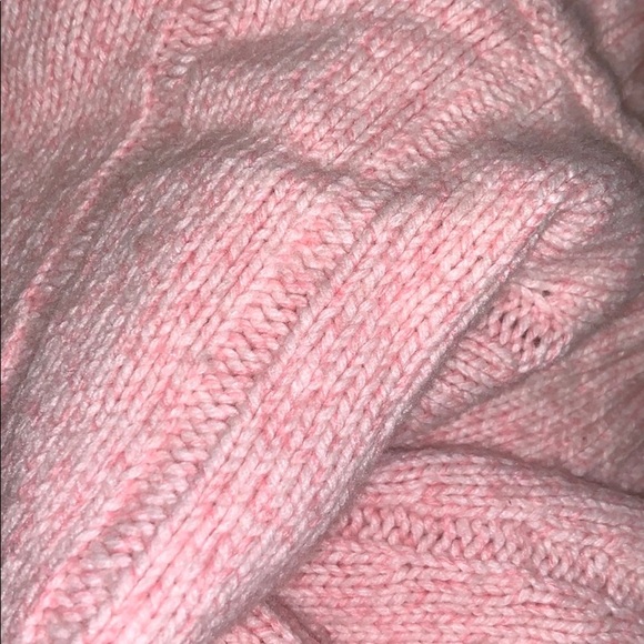 Vintage Express angora wool turtleneck minimalist feminine sweater pink small - Picture 5 of 7